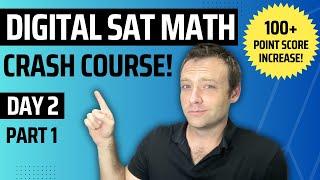 Digital SAT Math Crash Course - Day 2 (Part 1) - Plugging in Values in Place of Variables!