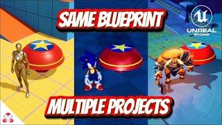 How to use Blueprints across multiple Projects - BP Plugin Development Unreal Engine 5 Tutorial