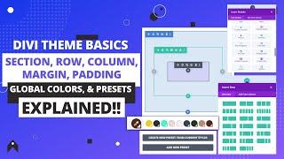 Divi Sections, Rows, Columns, Margin, Padding & All Settings Explained | Divi Basics for Beginners