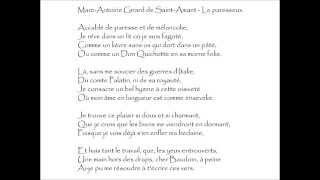 Saint-Amant (Marc-Antoine Girard de) : LE PARESSEUX - Accablé de paresse et de mélancolie,