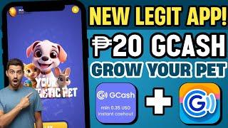 INSTANT CASHOUT ₱20 GCASH! NEW LEGIT APP NGAYONG 2024 | GROW YOUR PET & EARN GCASH MONEY 100% LEGIT!