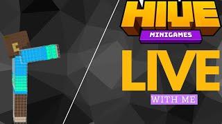 Hive Live With Me #hivelive #hivelivestream #subscribe #like #minecraft #hivemc #hiveserver