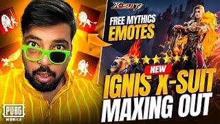 Luckiest X-suit Crate Opening Ever  | New Ignis X-Suit PUBG MOBILE 