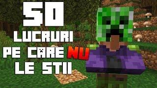 50 DE LUCRURI PE CARE NU LE STII DESPRE MINECRAFT!