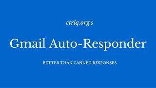 Email Autoresponder for Gmail