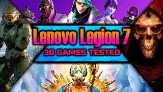 Lenovo Legion 7 (2021) - 30 Games Tested (Ryzen 7 5800H, RTX 3080)