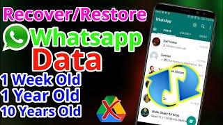 How To Backup/Restore Whatsapp Old Data Without Google Drive In 2022 | Whatsapp Old Data Backup 2022