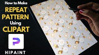 How to make Seamless Repeat pattern in Hipaint | Repeat Pattern making in Android app