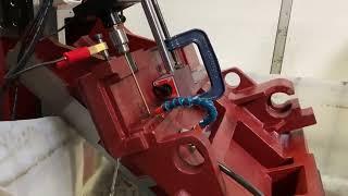 Removing a broken Tap from a large casting (Eurospark Tr100 Broken tap remover)