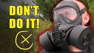 Avoid these common mistakes when using gas masks!