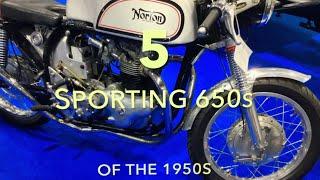 5 Classic British Sporting 650 motorcycles of the 1950s