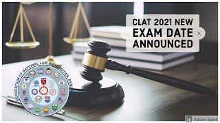 CLAT 2021 New Exam Date Announced | Breaking News !! | in Hindi