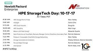 HPE Storage Tech Day at Nth Generation Symposium 10-17-17