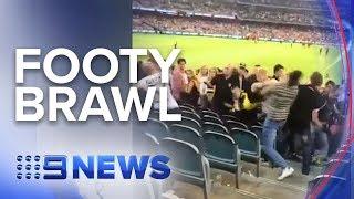 AFL season-opener marred by violence | Nine News Australia