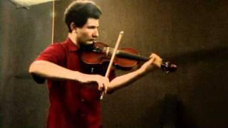 Oganes Arustamov plays Bach - Fugue g-moll for violin solo