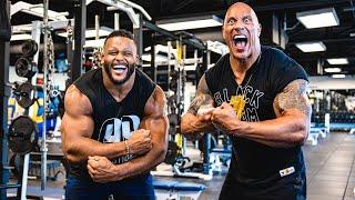 Aaron Donald & Dwayne ‘The Rock’ Johnson Full Gym Work Out