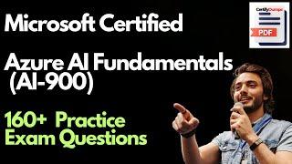 160 Practice Exam Question and Answers AI-900 Microsoft Azure AI Artificial Intelligence Fundaments