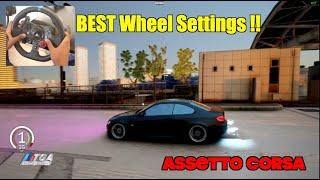 Best Wheel Settings For NO HESI Assetto Corsa 2024 !! (Logitech G29)