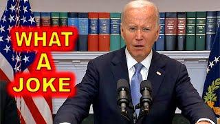 Joe Biden FAILS to Hold it Together in 3-Minute Speech on Trump Attack.....