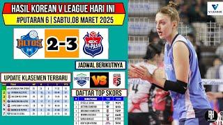 Hasil Liga Voli Korea 2025 Hari ini~IBK ALTOS VS HI PASS~Klasemen & Top Skor Voli Korea PutriTerbaru