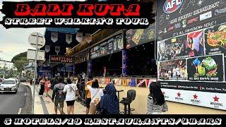 Kuta Bali Today Street Walking Tour 2024