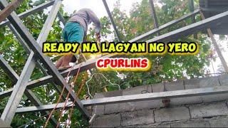 KABILANG BUBONG KOMPLETO NA C PURLINS READY NA LAGYAN NG YERO KITA NA ANG GANDA