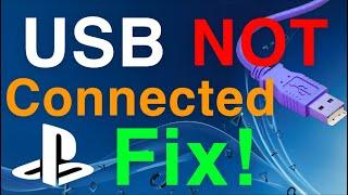 PS4 How to Fix USB not connected Not Working! Easy FIX!