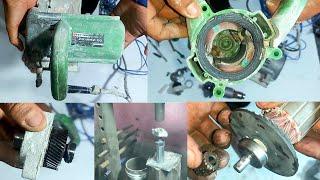 HIT - MIN  CM4 SB  Marble Cutter Machine Repair , Bearing Change , Armature Fan  Cutting problem