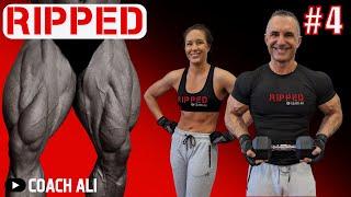 RIPPED Series #4 Dumbbell and Bodyweight Interval Training Workouts | Thighs Quads w/Coach Ali