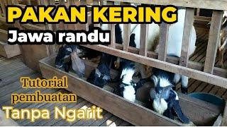 PAKAN KERING JAWA RANDU TANPA NGARIT RUMPUT PENGGEMUKAN SJ FARM