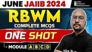 JAIIB RBWM Marathon Class | JAIIB RBWM One Shot | RBWM JAIIB Marathon | RBWM JAIIB MCQ | Bhaskar Sir