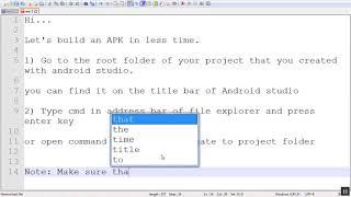 Efficient way to make APK and reduce android build time