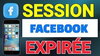 Problème de session facebook expirée