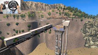 Volvo Road Train Most Dangerous Transports | Two line bridge | Mega Transport Euro truck simulator 2