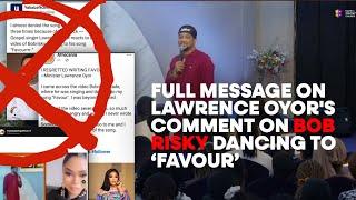 Don't be misled by blogs. Watch full video for context #trendingvideo #lawrenceoyor #bobrisky #blogs