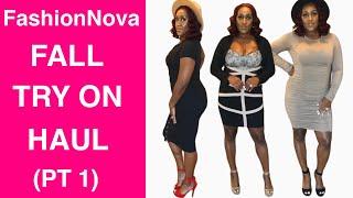 FASHIONNOVA Fall Try On Haul (Pt 1: Sexy Dress Edition) MSEBONYVEE