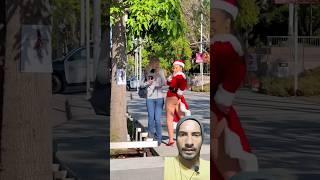 The Police and the Girl liked our prank with SANTA: Did she deserve a gift? LA ELVÍRA#shorts