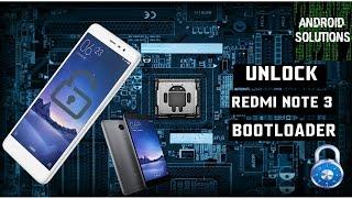 How To Unlock Redmi Note 3 Bootloader|Stuck at 50%