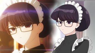 Komi san Wearing a cute GLASSES makes Tadano's heart thumping so hard~ Komi can't communicate Ep 11