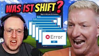 TECHNIK-WAHNSINN LIVE‼️ SCHRADIN VERZWEIFELT ZARBEX RASTET AUS (IST SHIFT LEERTASTE⁉️)