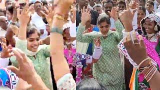 MLA Yashaswini Reddy Dance With Tribes Banjara Song || Ybrant News