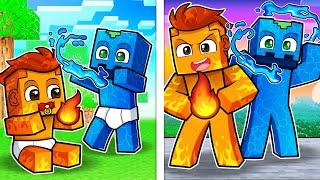 Descubrimos Nuestros PODERES ELEMENTALES en Minecraft!