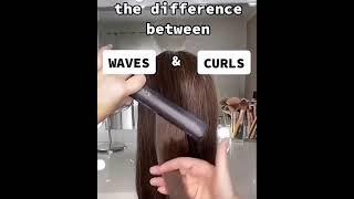 The Difference Between CURLY HAIR and WAVY HAIR| Makeup Artist| Makeup Art