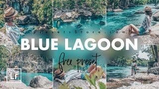 Blue Lagoon — Mobile Preset Lightroom | Tutorial | Download Free | Nature Preset | Blue Photography
