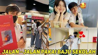 SEHARIAN BARENG CELIBOY PAKAI SERAGAM SEKOLAH!! KE MALL DILIATIN ORANG MALU BANGET!!