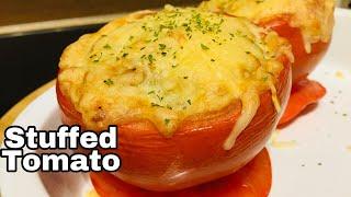 Stuffed tomato recipe / resep tomat isi daging dan nasi