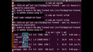 Ubuntu--E: Could not get lock E:Unable to acquire the dpkg frontend lock is another process using it