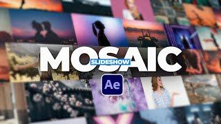 7 Easy 3D Mosaic Slideshow Effects in After Effects