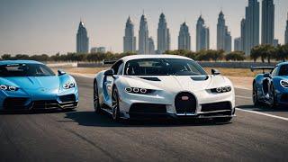 BUGATTI CHIRON vs PORSCHE GT2RS DRAG RACE IN DUBAI! 