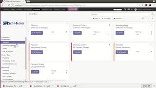 Odoo Report Printed Check - Sales Purchase Invoice Inventory